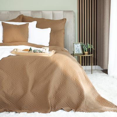 AVILA Tagesdecke 220x240cm Braun - Wärme und Stil in Ihrem Schlafzimmer