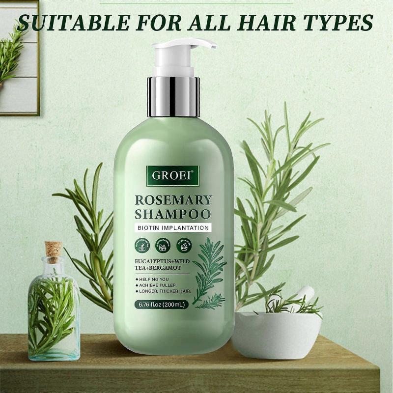 Rosemary Hair Growth Shampoo - Thickening Shampoo with Biotin Tea Tree Oil for Hair Loss and Thinning Hair - Sulfate Free for Women and Men