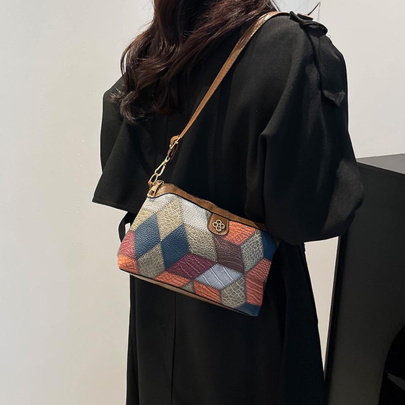 Bag for Women Designer Vintage PU Leather Handbag Quality Female Outdoor Daily Messenger Classic Ladies Shoulder Crossbody Purse