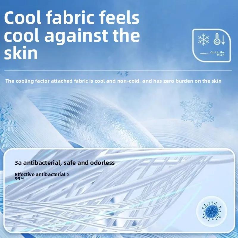 Cool Ice Silk Sun Protection Mask 3D UPF50+ Anti-UV Neck Scarf Neck Protection Dustproof Sunshade Facepiece Outdoor