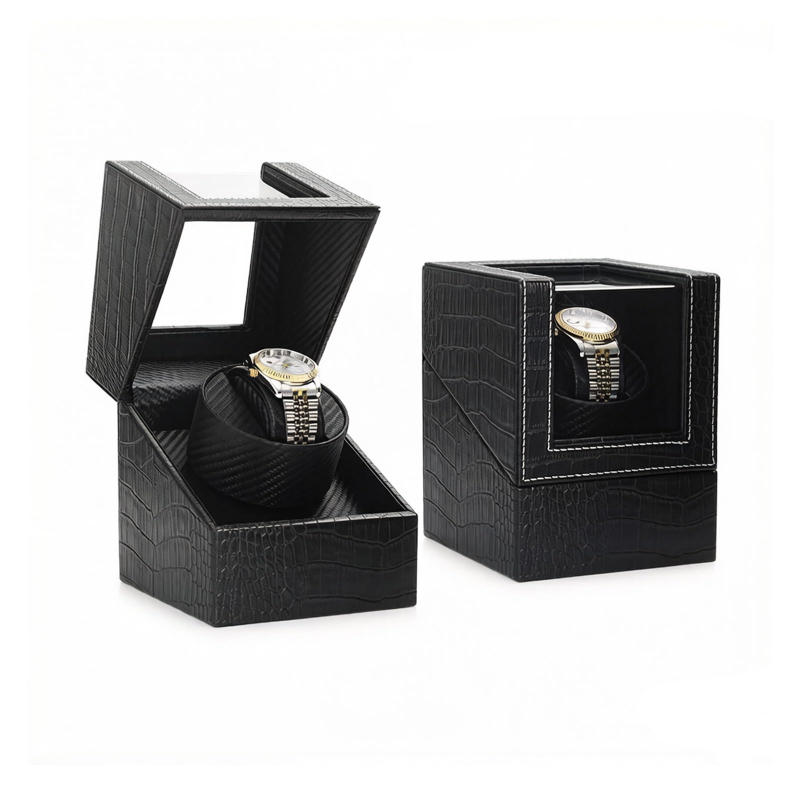 

Automatic Watch Winder, Single Watch Storage Box, Automatic Watch Maintenance Box, Rotary Winder, Storage Case, Gift Wrapping Available [Used]
