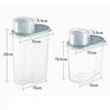 Large Food Container Plastic Snacks 1x 3 Containers Bean