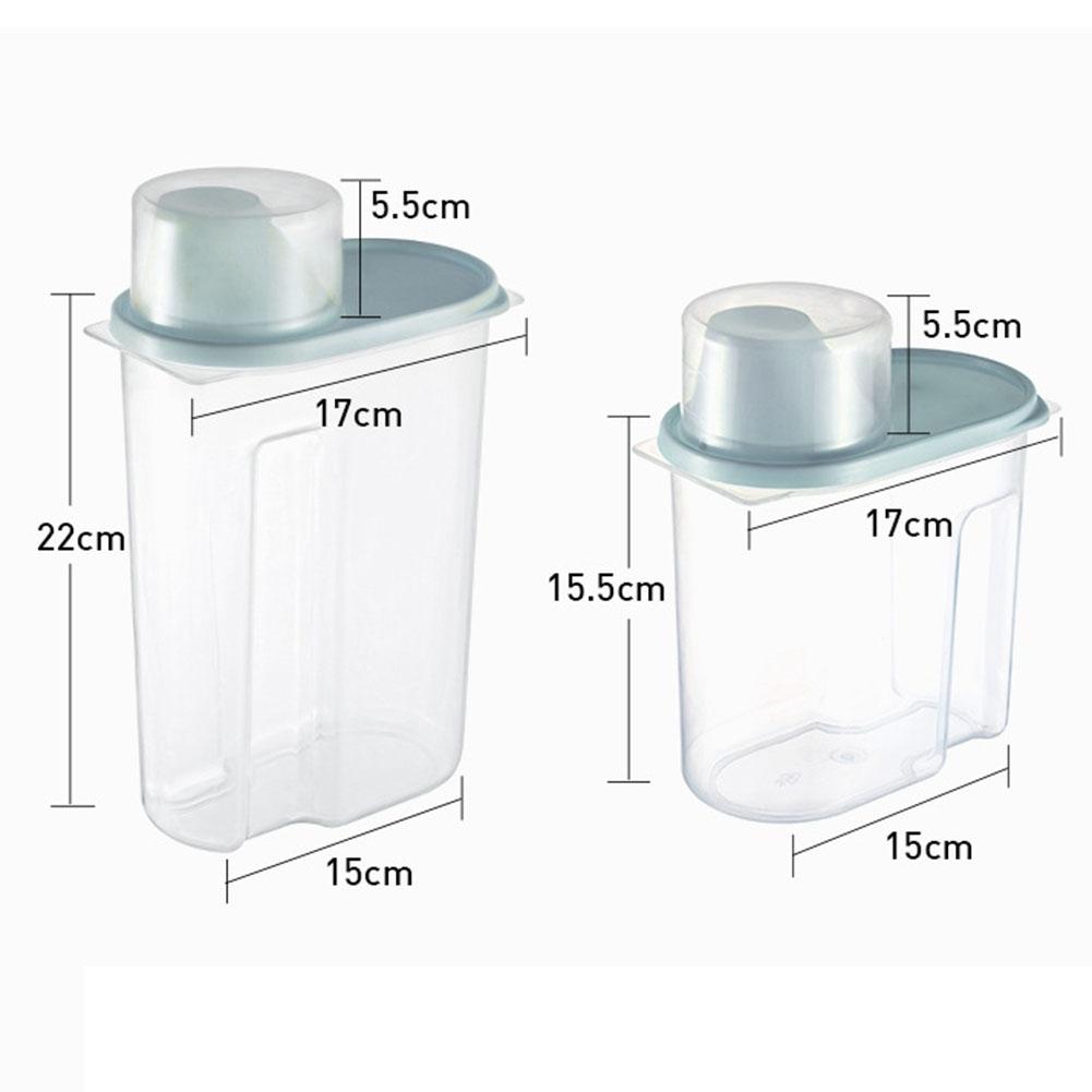 Large Food Container Plastic Snacks 1x 3 Containers Bean
