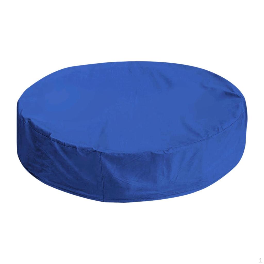 Round Dog Pool Cover, Foldable Multifunction Above Ground Swimming Cover for Home, Garden, And