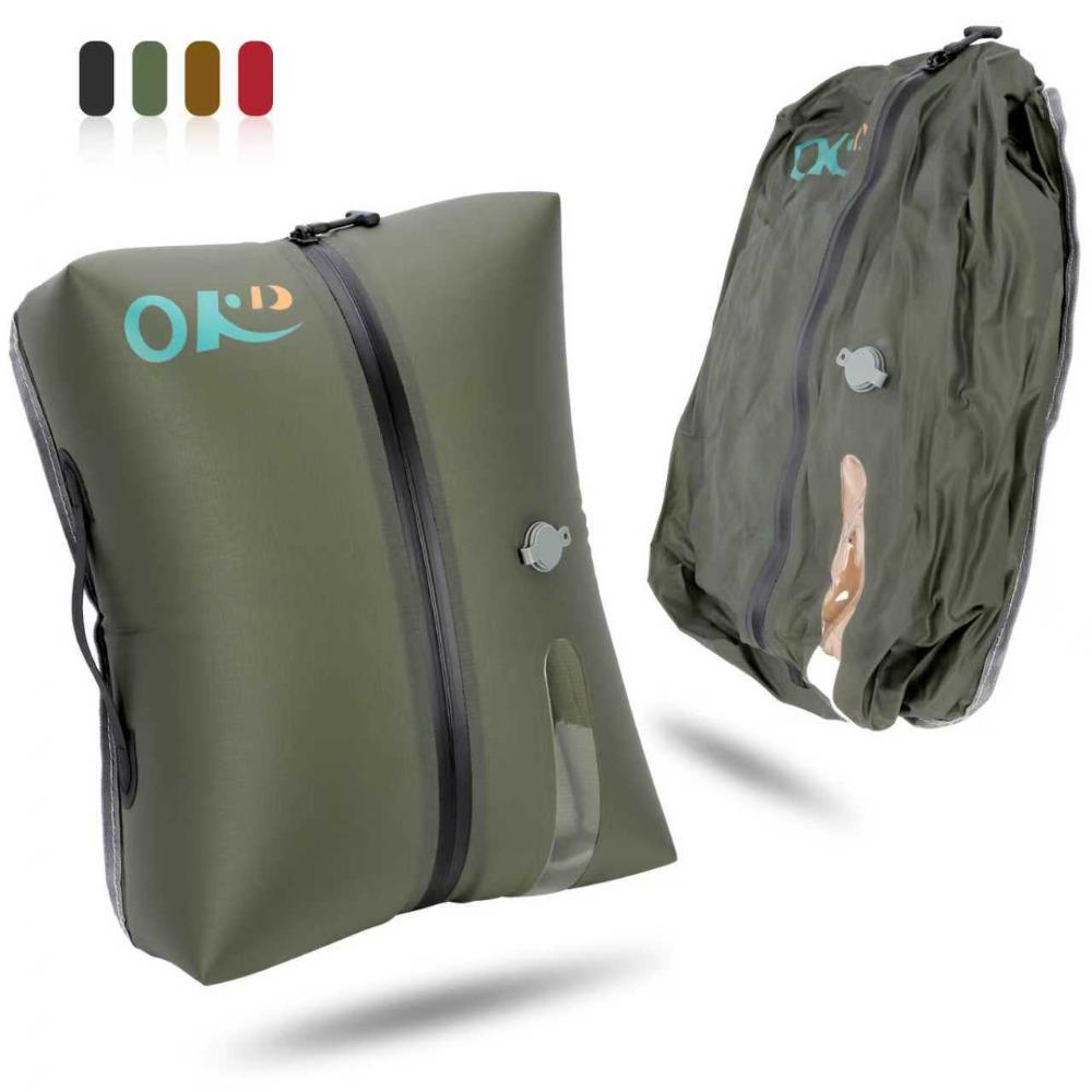 

Многоразовые вакуумные пакеты для путешествий Водонепроницаемые Экономия места Вакуумный компрессионный пакет Пыленепроницаемый Вакуумная сумка для хранения багажа Чемодан зелёный