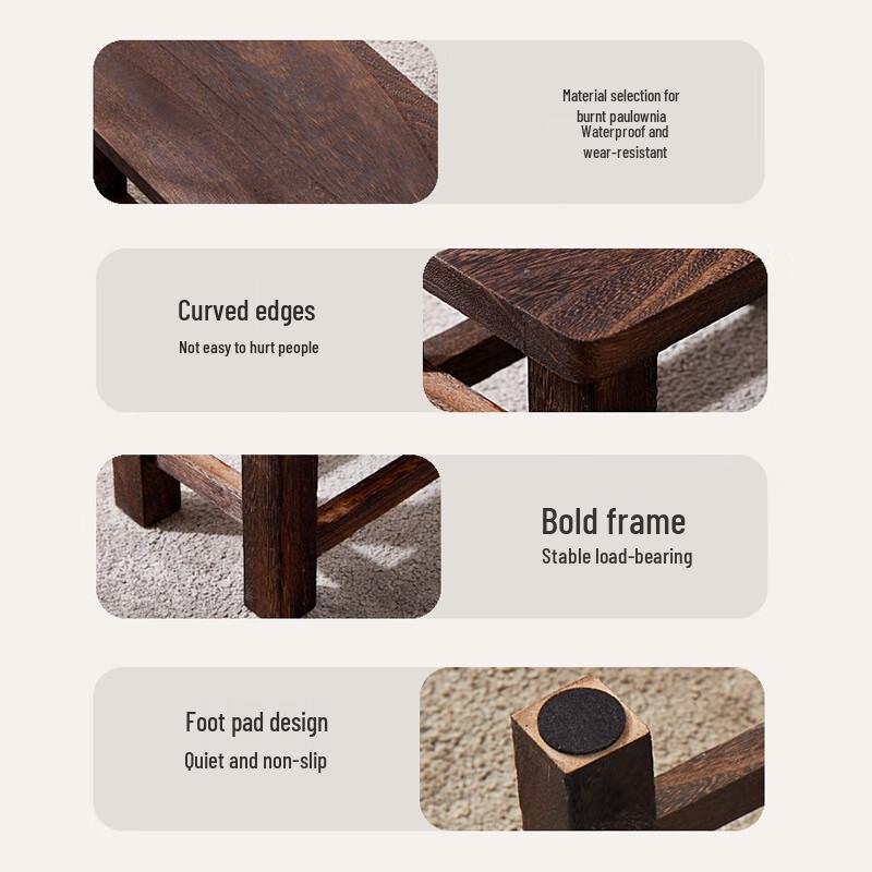 YouShu Solid Wood Multi-purpose Stool