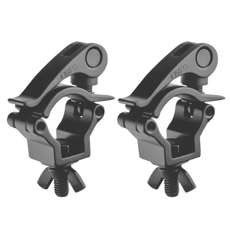 2pcs Light weight Stage Lighting Fixture Clamps Heavy Typt Construction for 32mm to 35mm Tube Mounting