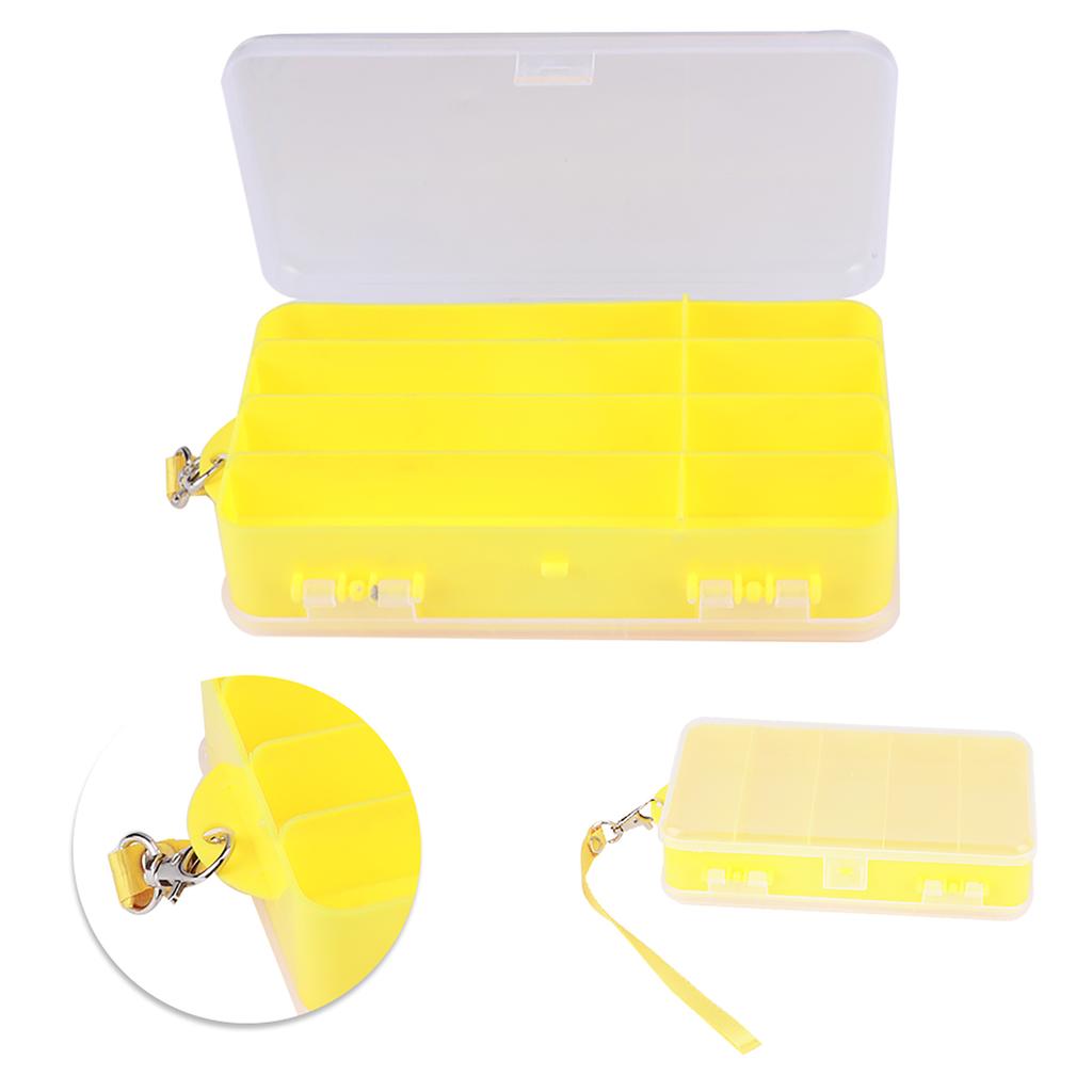 Pudełko do przechowywania akcesoriów wędkarskich ABS dwustronne na przynęty przenośne outdoorowe etui na haczyki