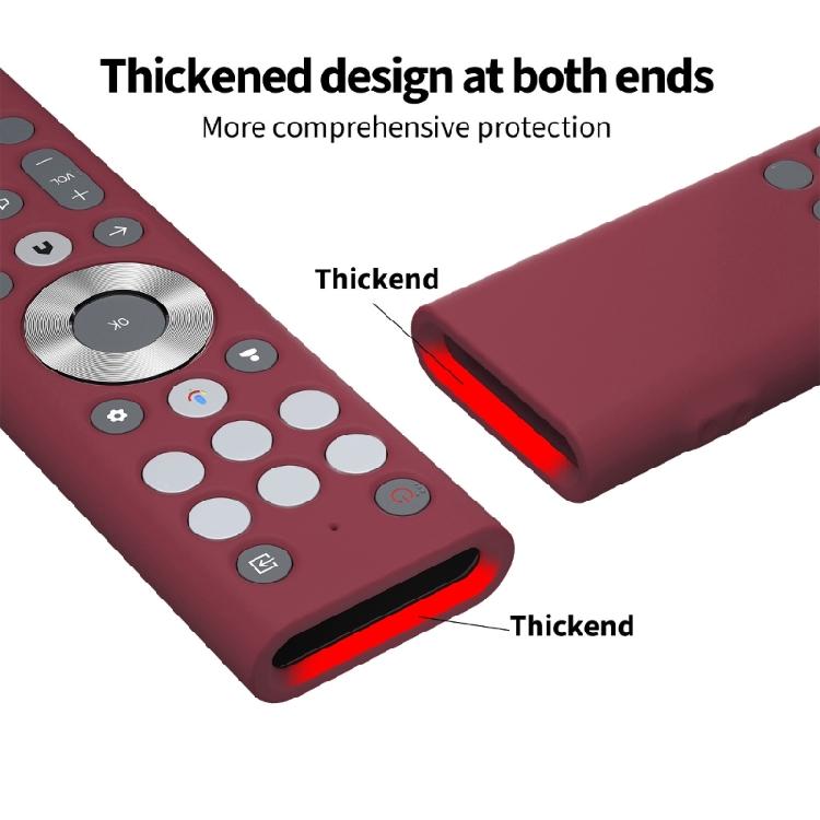 Protective Washable Silicone Cover For Class U8 Series LCD 4K Television Remote Controls Dust Resistant Shell