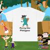 Perry the Platypus Agent P Animation Tee, Comical and Kids Tshirt, TV Show Tee, Unisex Heavy Cotton T-and Kids Tshirt, Phineas and Ferb