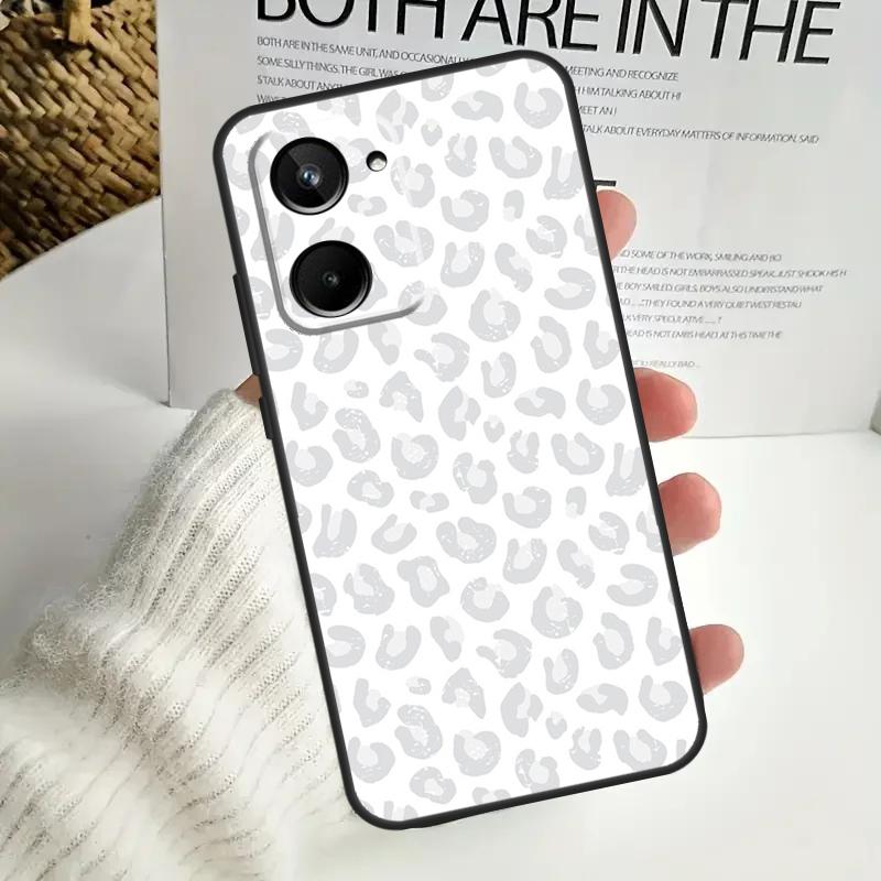 Afrikietiškas leopardo raštas For Realme C75 C55 C71 C53 C67 C61 C33 C63 C51 C65 15 GT7 Pro 10 11 12 13 14 Pro Plus dėklas