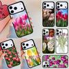 Frühlings-Tulpen Blumen Handyhülle Für iPhone 17 Air 14 15 13 12 Max Hülle Für Apple 16e 11 Pro Max Plus Hülle