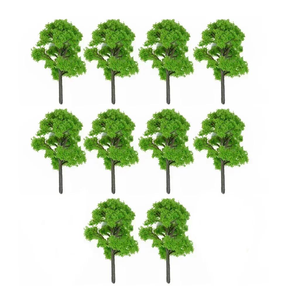 10pcs Banyan Trees Model 12cm HO OO Scale Model Trees Train Garden Railroad Layout Diorama Artificial Miniature Tree Scenery
