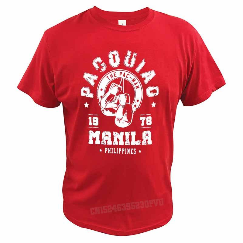 Manny Pacquiao TShirts Professional Boxer Tshirts Men Women Comfortable Valentines Day Cotton Camiseta Oversized Camisas S