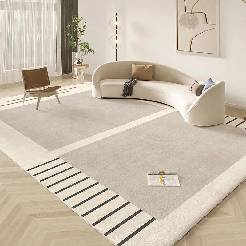 Wabi-sabi Style Living Room Decoration Plush Carpet Light Luxury Rugs for Bedroom Fluffy Soft Thick Rug Home Washable Floor Mat