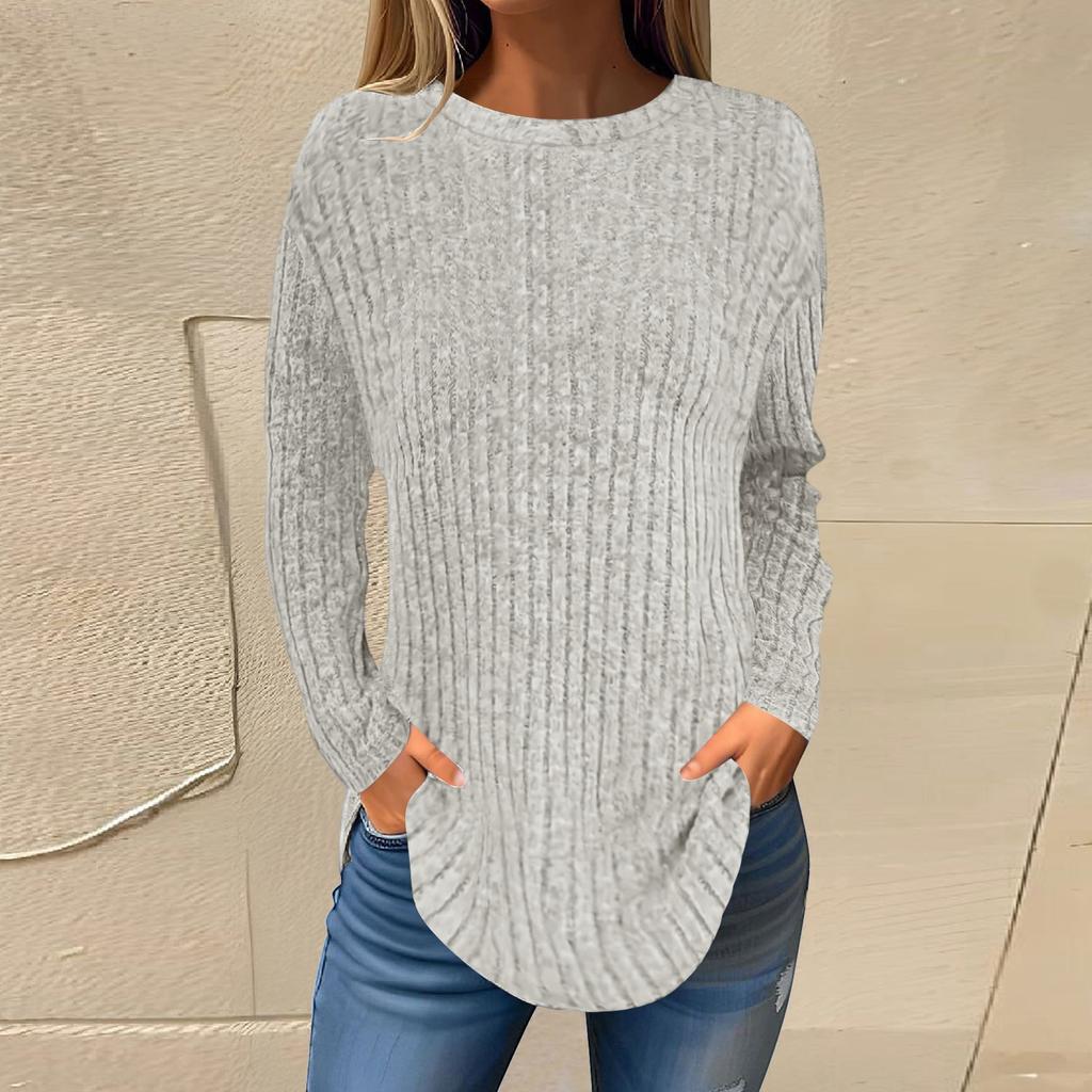 Dámské pracovní košile s dlouhým rukávem Topy Podzimní móda Lehké svetry Business casual halenky