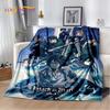 2025 Attack On Titan Eren Anime Cartoon Soft Blankets,Throw Blanket Comfortable Blanket for Picnic Beds Sofa Home Kids Gifts