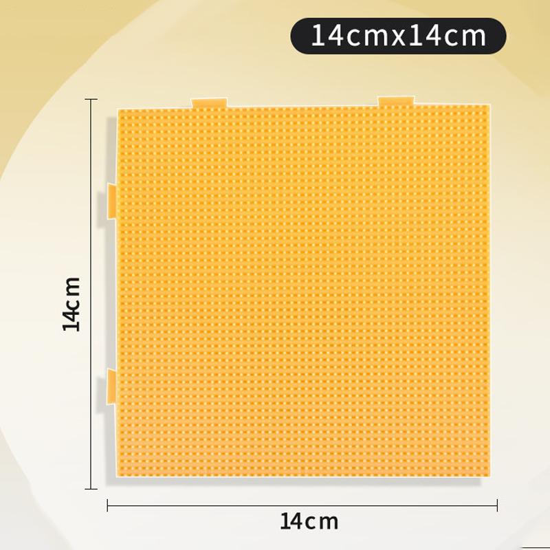 

52*52 Dot Perler Hama Beads Reusable Handmade Crafts Decor Diy Make Puzzle Bean Board Three-Dimensional Blocks Tool orange