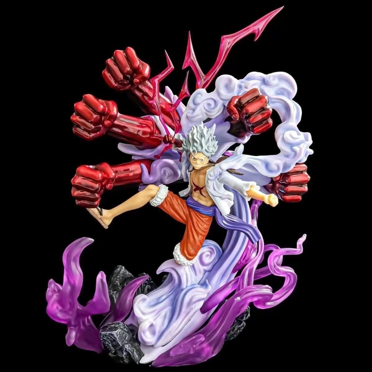

One Piece Anime Figure Fifth Gear Nika Luffy Battle Figure Model PVC Collection Statue Toy Decor Birthday Gifts