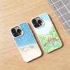 Warm Healing Cartoon Phone Case for iPhone 17 16 Pro Plus X XS Max Air Mini 15 14 Soft Shockproof Cover