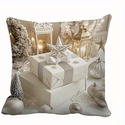 Home Decor Christmas-Themed Decorative Digital Print Pillowcases Pattern Cushion Cover Suitable For Sofa Bedroom Car Pillow