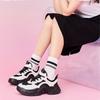 Anta Rabbit Shoes Winter Thick Sole Height Increasing Plush Wear Resistant Low Top Casual Shoes Women Sneakers Black White 922328816-6