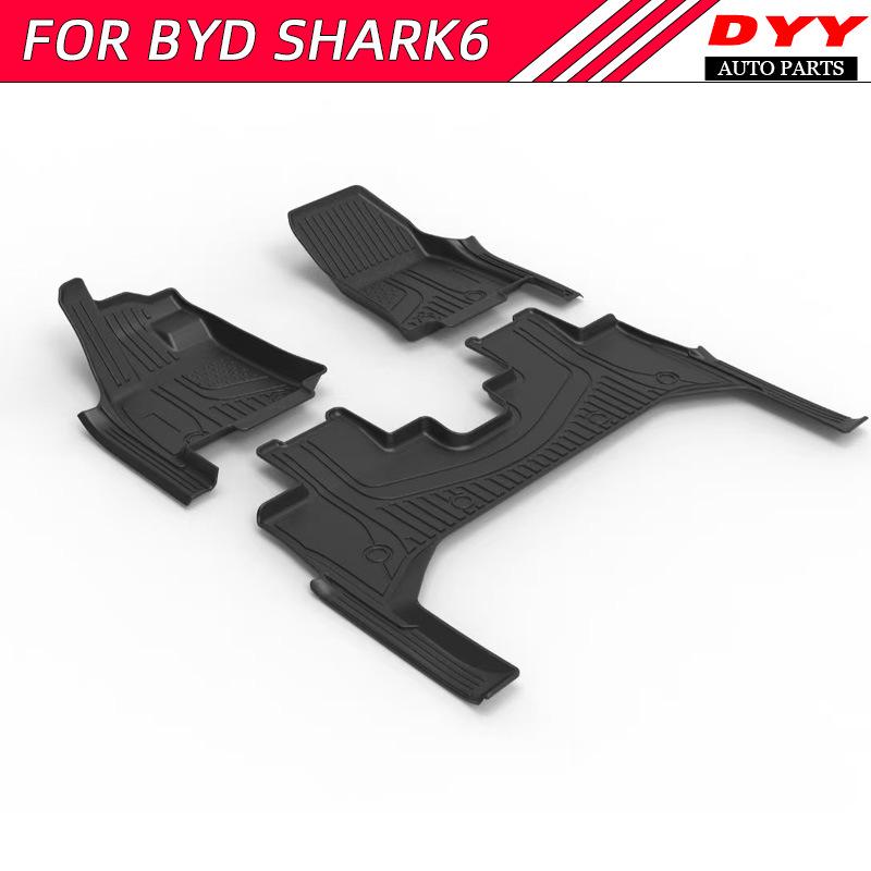 BYD Shark 2025 3D All-Weather TPE Floor and Trunk Mats