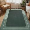 Tapete Grande Moderno Minimalista de Cor Sólida Verde Para Quarto Sala de Estar Decoração de Sofá Doméstico Tapete de Chão Grande Infantil Presente Tapetes