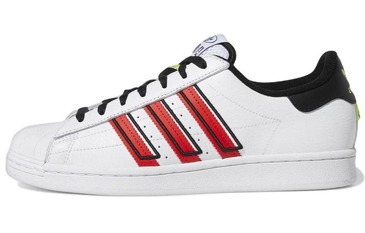 Adidas Superstar  White Vivid Red  GX6026 42