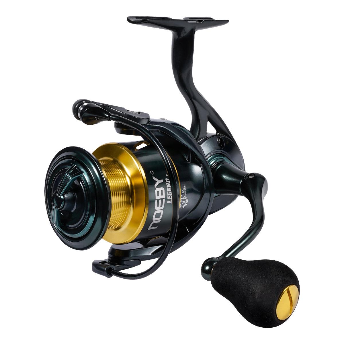 up to Drag Power 25kg 3000 4000 5000 6000 Metal Fishing Reels for Fishing 4000 Series синий