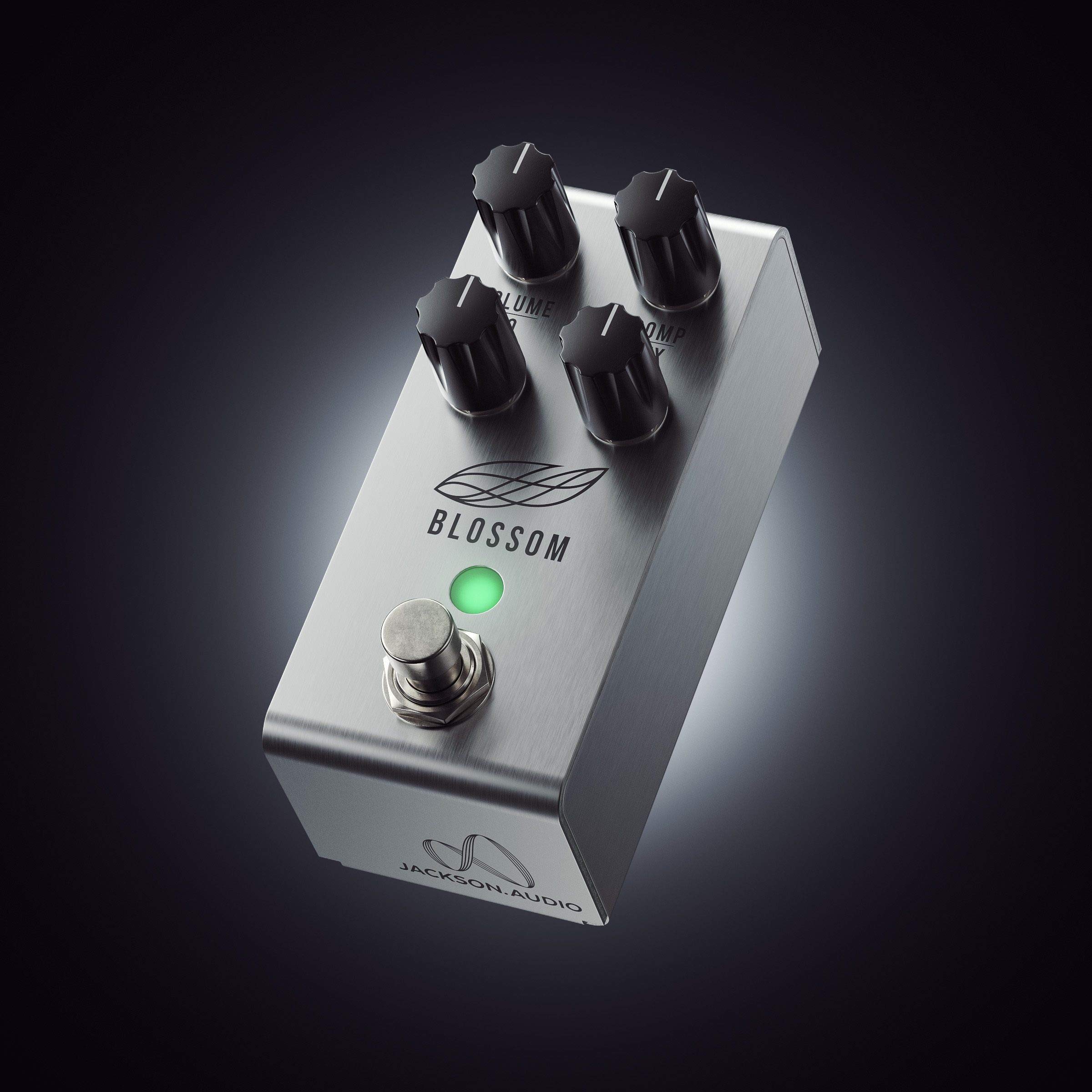 

Jackson Audio Blossom Optical Compressor Guitar Effect Pedal (JCKBLOSSOM) срібний