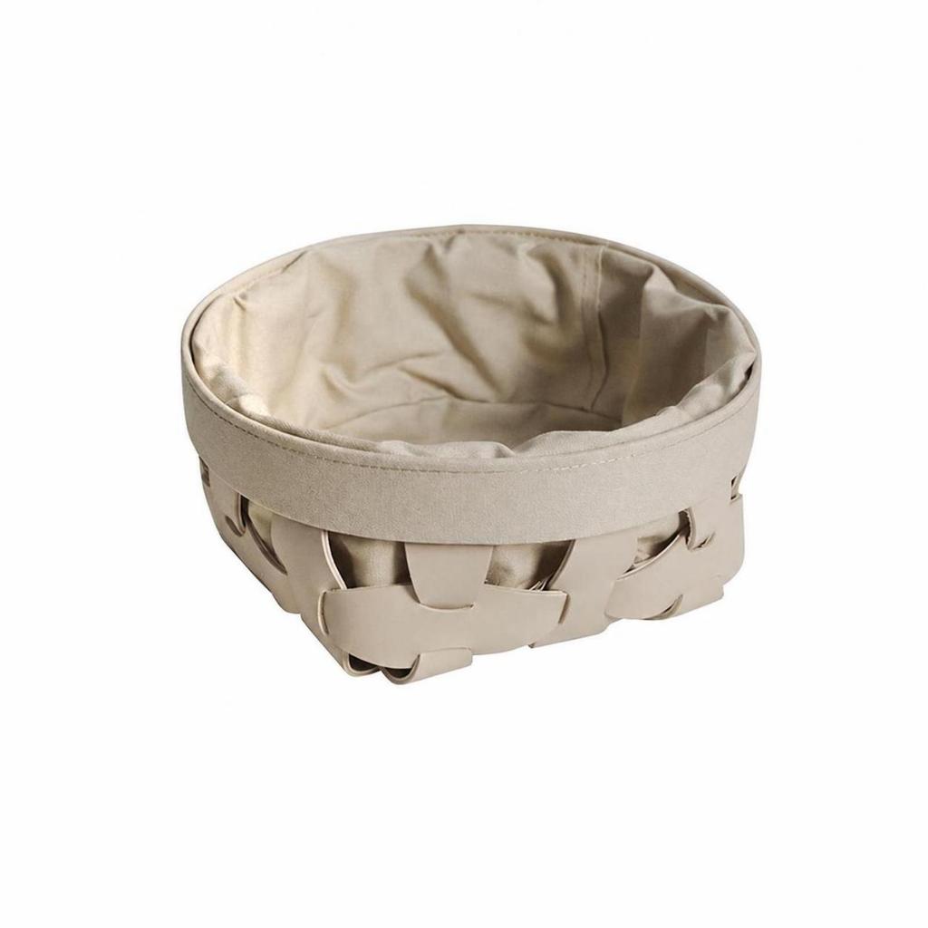 Woven Laundry Basket with Liner Decorative Storage Rigid for Bedroom