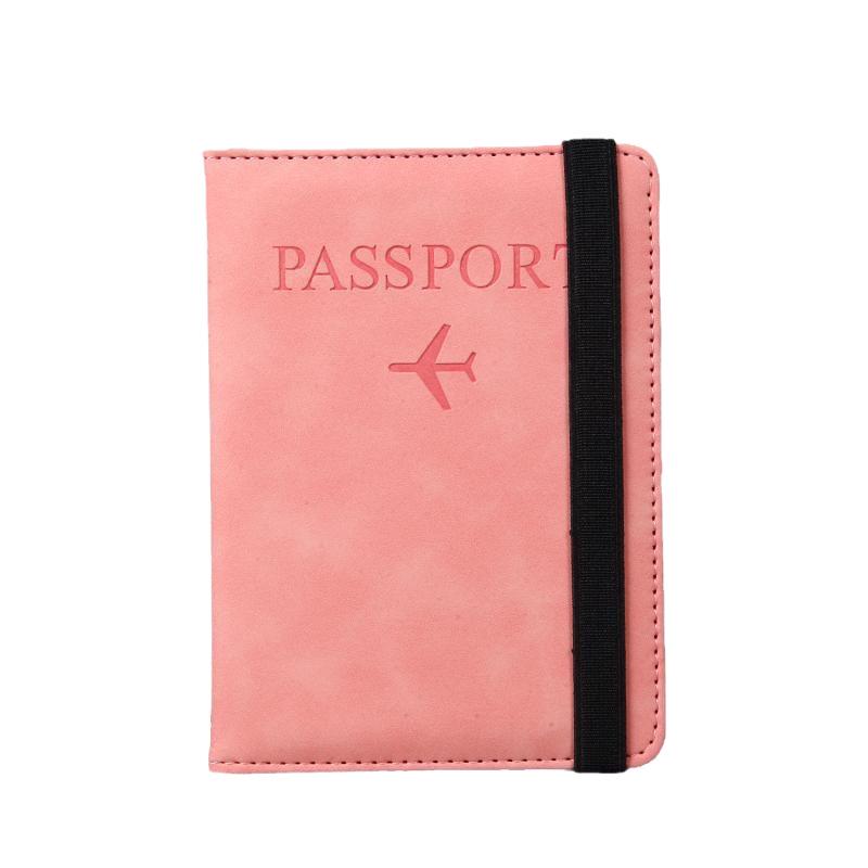 

Trendy Multi-Functional RFID Passport & Document Holder – PU Travel Protector Bag 10.5x14.8 cm