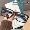 Retro Square Full Frame Presbyopia Glasses Versatile Protect Eyes Blue Light Blocking Eyeglasses Comfortable Design +1.0 To +4.0