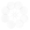 Toyvian 32 Pieces DIY Transparent Paper Portable Handheld DIY Graffiti Plastic Hand Plain Hand Graffiti Hand Fans Fans, Fans, Fans, Fans, Fans,