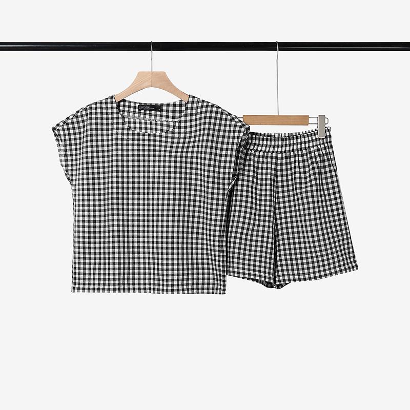 ZANZEA Women Sleeveless Blouse and Shorts Summer Two Piece Suit Sets