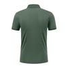 Summer Men's Solid Color Polo Shirt Short Sleeve Lapel Button Tshirts Casual Breathable Jogging Tops Cycling Suit Work Business