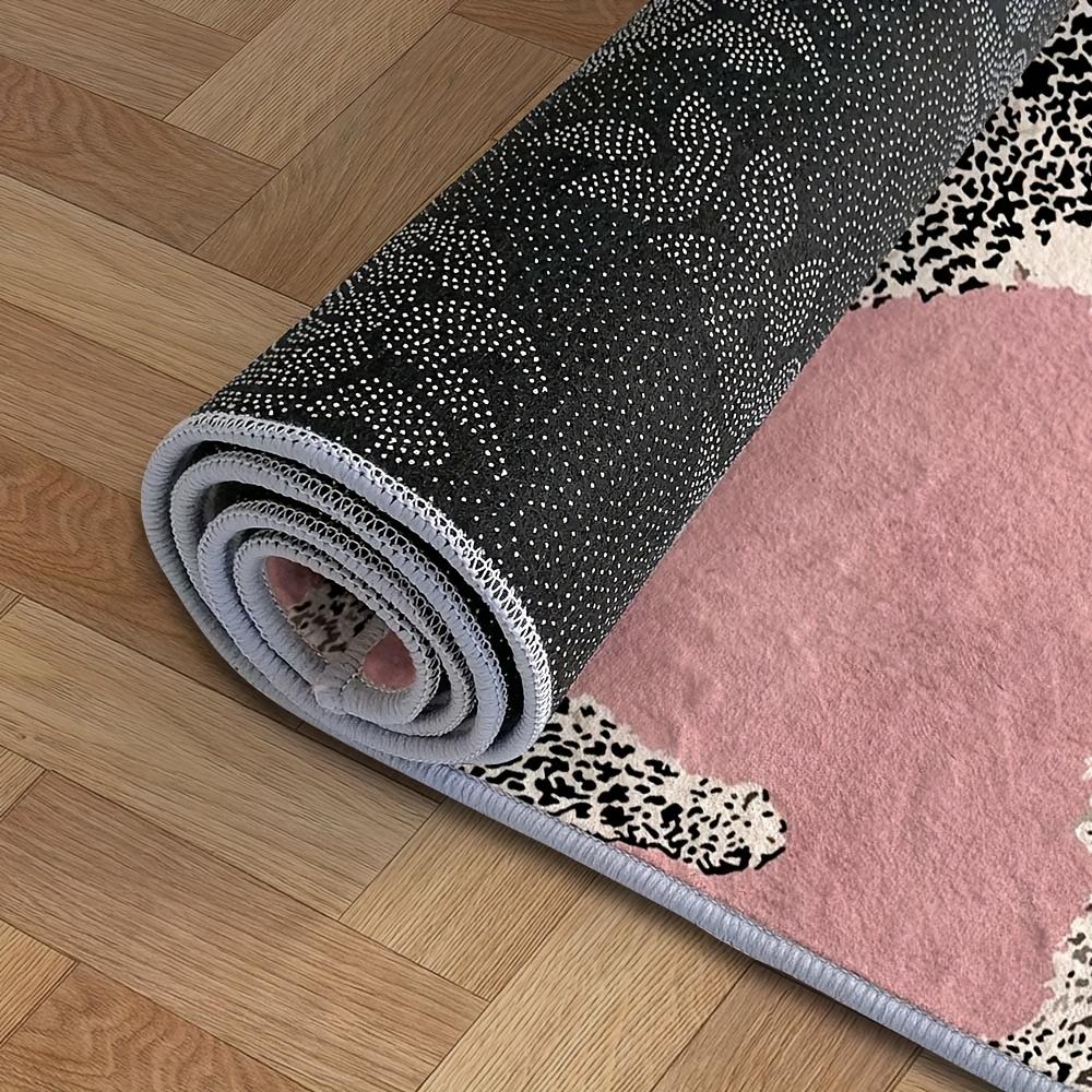 Velvet Machine Washable Mat Vintage Floral Indoor Floor Decoration Low Velvet Bedroom Soft Modern Fashion Color Comfortable