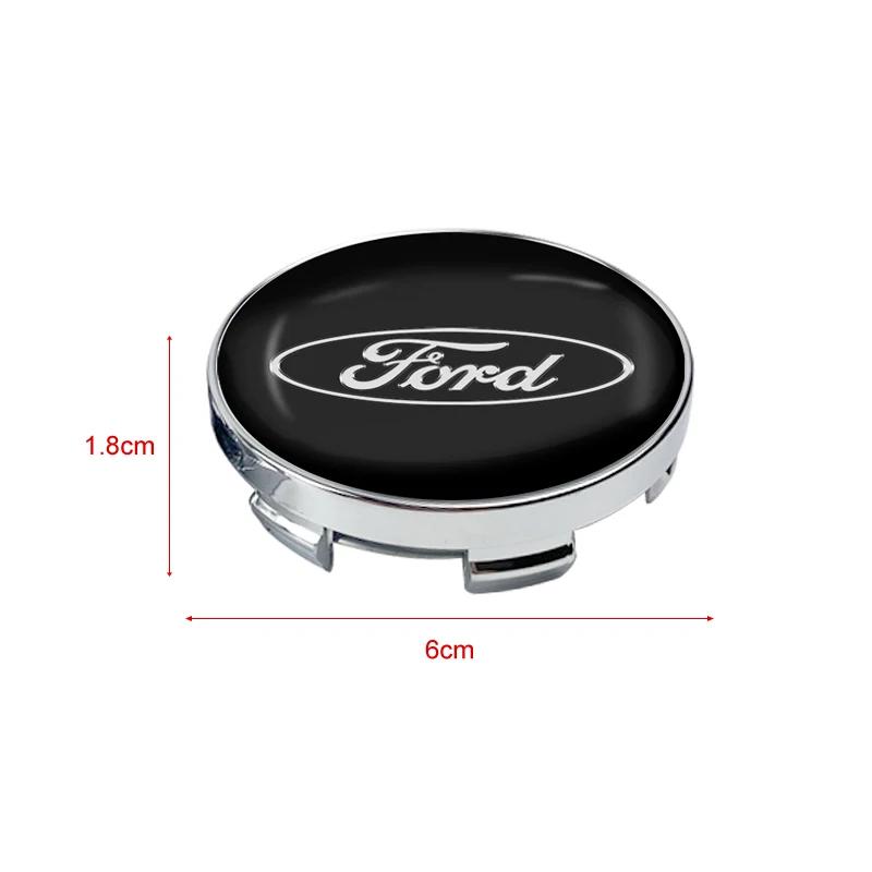 Car Sticker Auto Wheel Center Hub Tyre Vehicles Caps Cover Rim Sticker Badge For Ford Focus Mk2 Mk3 Fiesta Ranger Mondeo S-MAX K