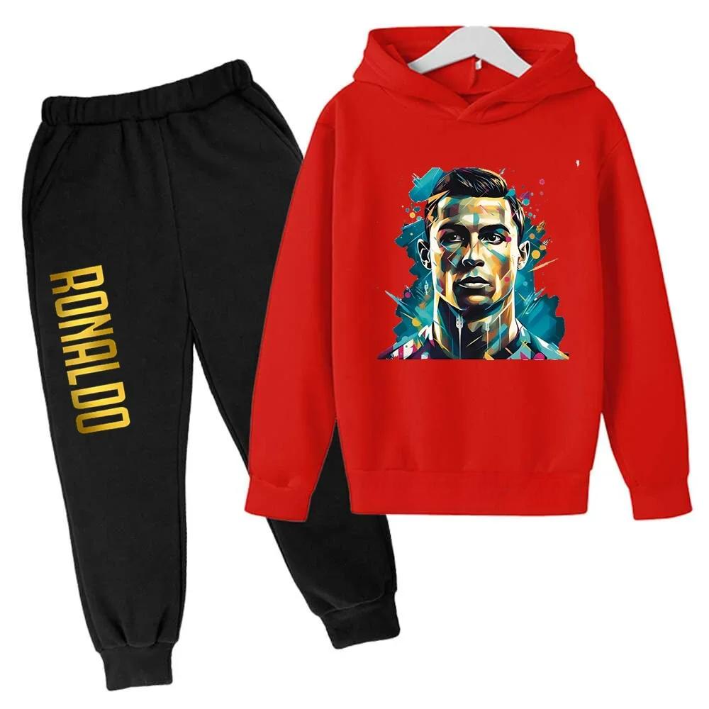 Ronaldo CR7 druka Futbola elks Apģērbs