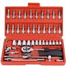 46-Piece Ratchet Socket Wrench Tool Set for Auto & Motorcycle Repair