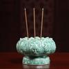 1PCS White Porcelain Incense Burner Ornament for Home Indoor Eight Auspicious Offerings and Buddhist Supplies Candlestick holder