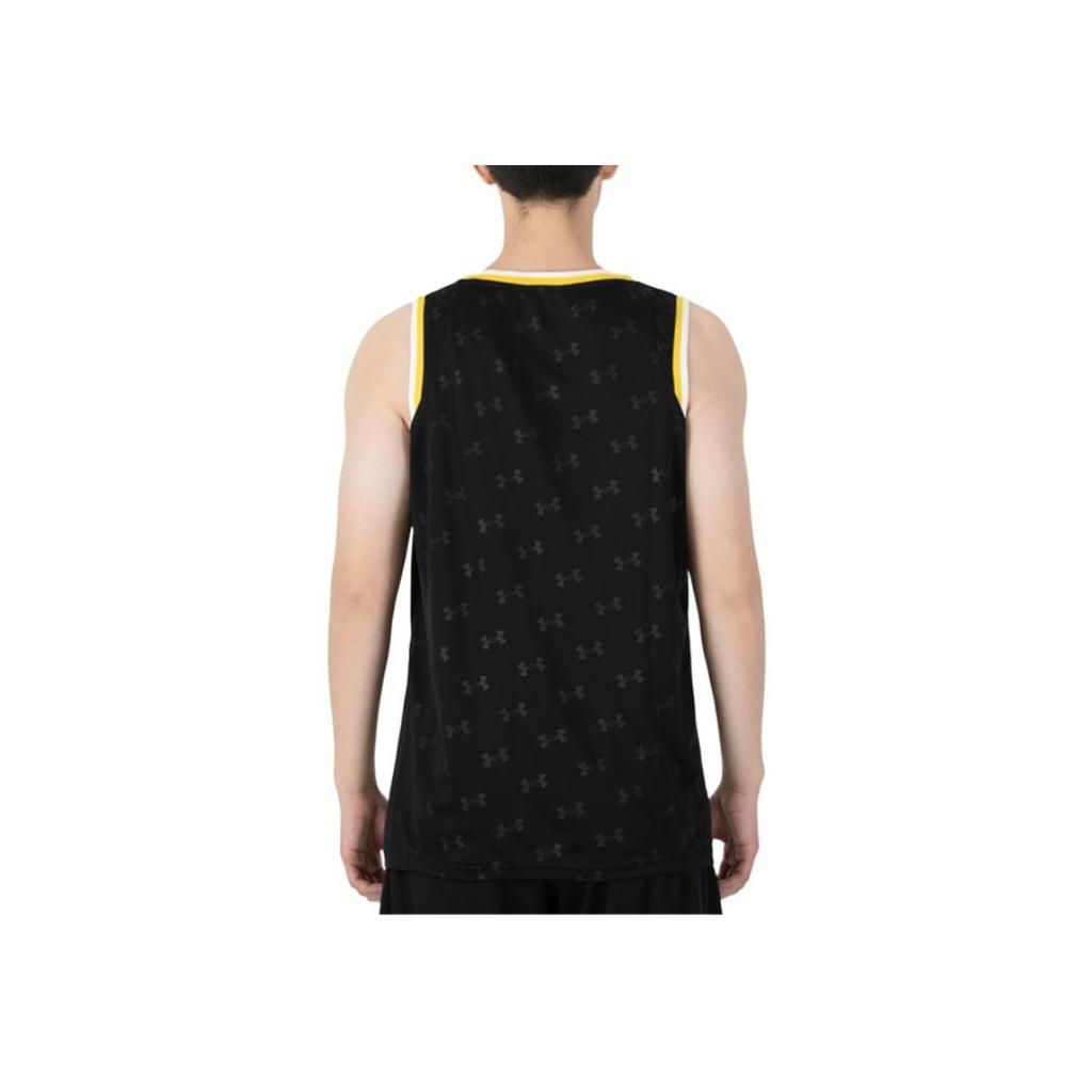 Under Armour Casual Sports Training Knitted Basketball Quick-Dry Loose Sleeveless Vest Men Tops Black 21500102-001