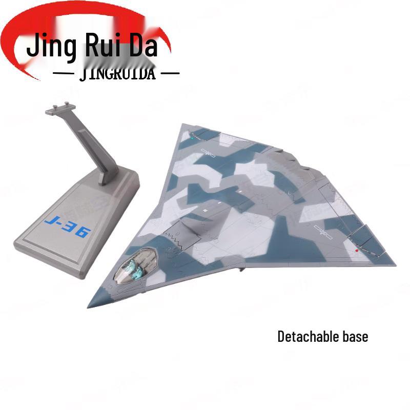 JINGRUIDA J-36 Sixth-Gen Fighter Jet Alloy Model 1:64