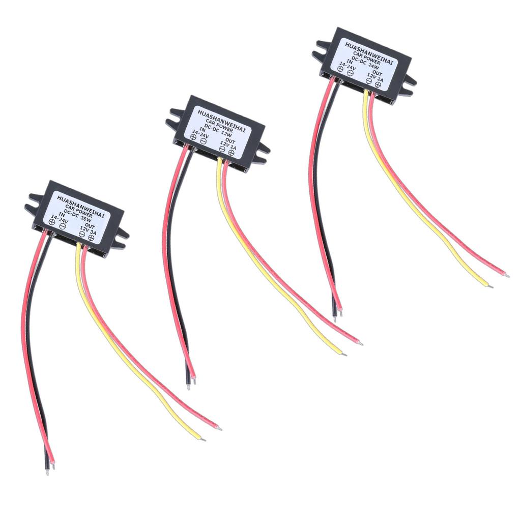 Efektivní regulátor napětí v autě 14-24V na 12V měniče Snižovací napájecí modul pro použití s elektronickým přehrávačem do auta