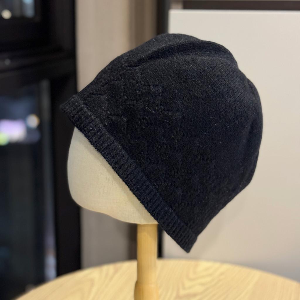 Korean Style Ins Wool Pullover Knitted Hat for Women Niche Hollow Hat Baotou Hat Casual Versatile Warm and Cold Hat Trendy