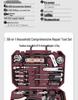 Household Repair Tool Set: Pliers, Hammer, Wrench, Combination Box