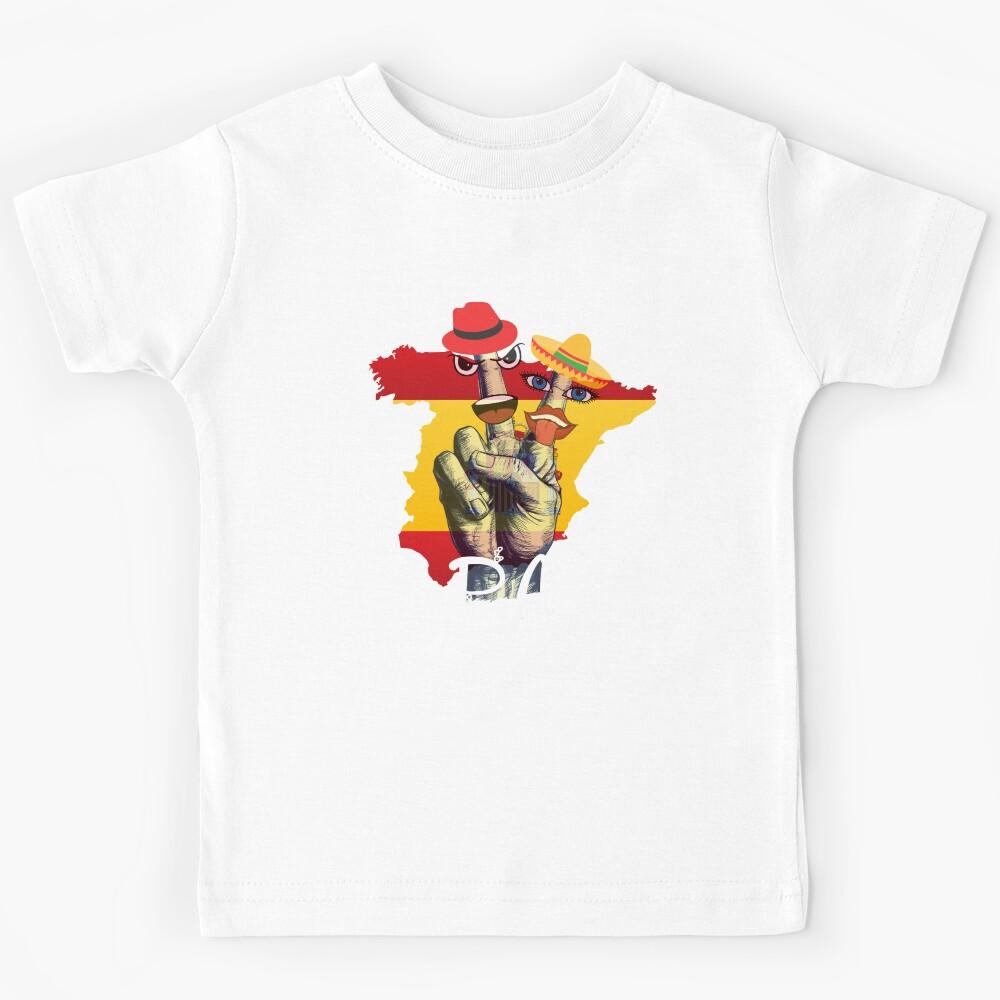 PATRIOTIC HAND - PEACE, Make good vibe community - SPAIN Kids T-Shirt 120