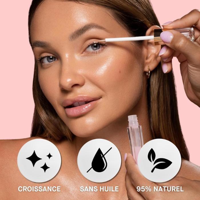 Wachstumsserum für Wimpern - ROSEGOLD PARIS - ROSELASH - Vegan - 3ml - Hormonfrei