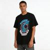 Vintage Shark Print Sportswear Casual T-Shirt For Men And Women Pure cotton T-shirt